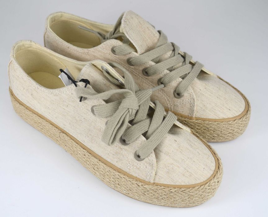Nowe sznurowane espadryle Anna Field roz. 36