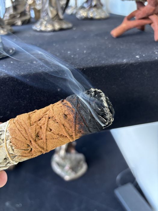 Tocha de salvia branca e Canela -  Atrair dinheiro