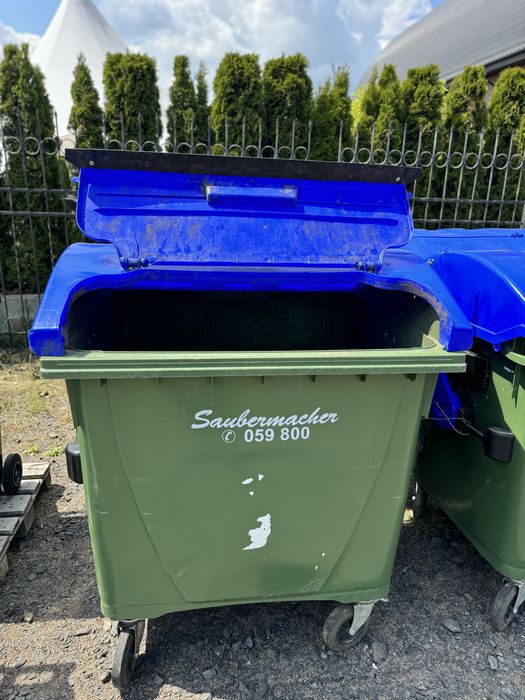 Контейнер для сміття 1100л. Євроконтейнер 1.1м3. Бак для сміття. ТПВ