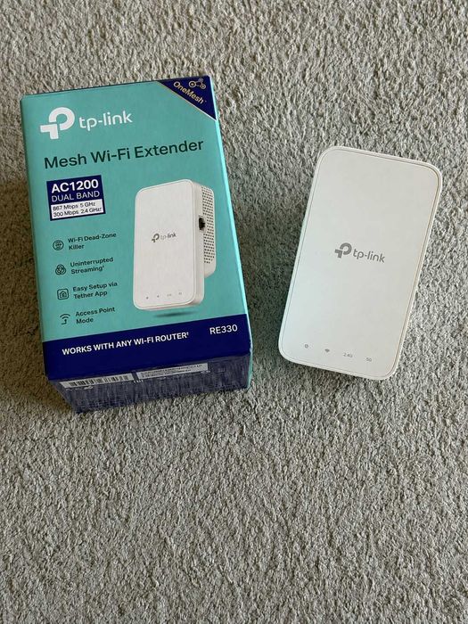 TP-Link RE330 AC1200 Wi‑Fi Extender OneMesh