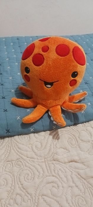 Conj 4 Peluches  de criança  oferta o polvo