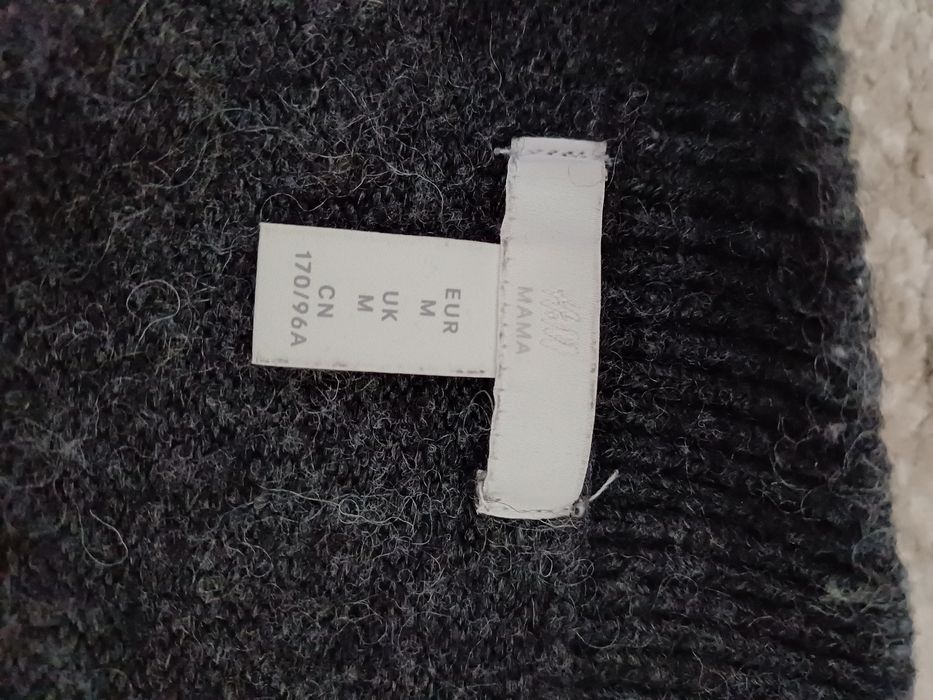 Swetr ciążowy wiązany, r. M, H&M