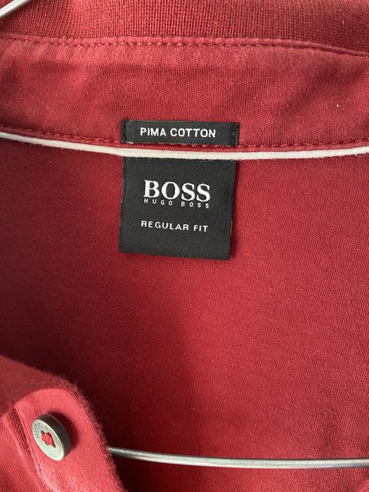 Лонгслив Hugo Boss с воротником, Regular Fit, М