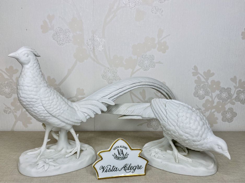 Casal De Faisões Biscuit Vista Alegre