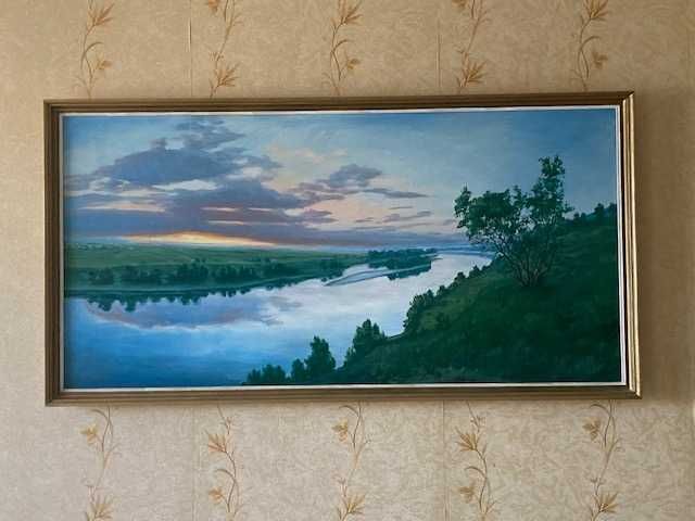 картина маслом  125 Х 65 см