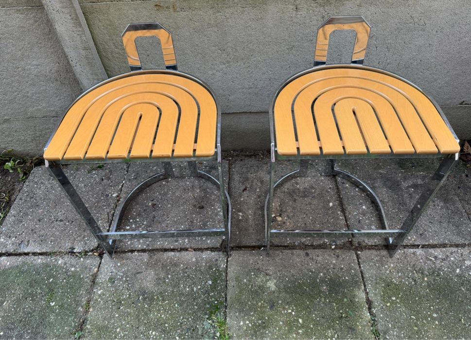 Allmilmo hoker postmodern. Lata 80-te. Siedzisko 60cm