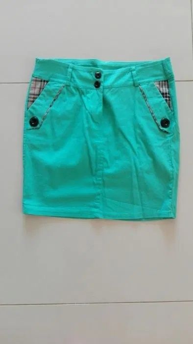 Spódniczka miętowa r. S