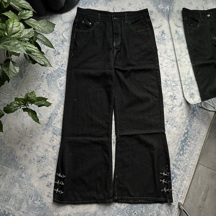 Bootcut flared clasp jeans opium racer balenci джинси буткат клеш