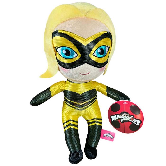 Maskotka Królowa Pszczół 30cm Pluszak Miraculum Biedronka I Czarny Kot