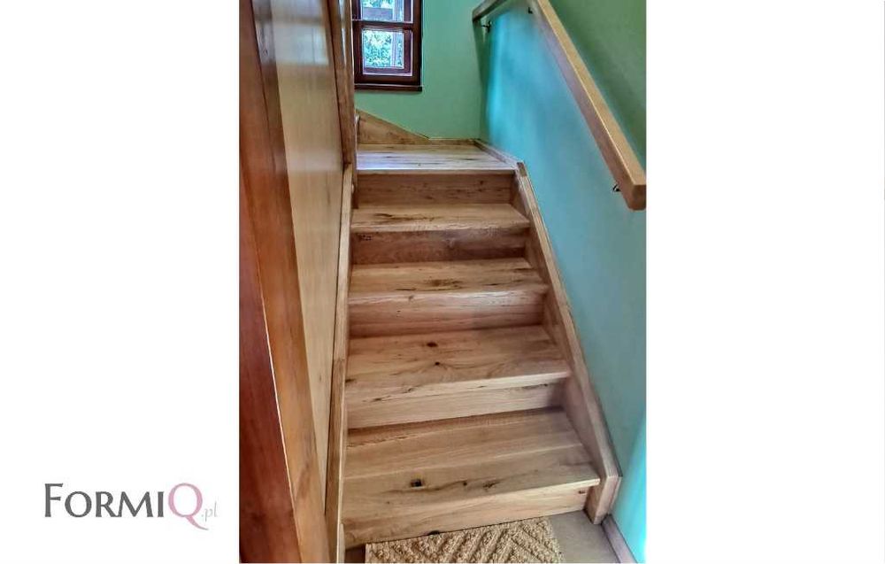 Stopnie dąb europejski rustic lite 900x300x30