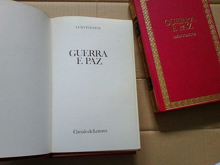 Guerra e Paz - 3 volumes