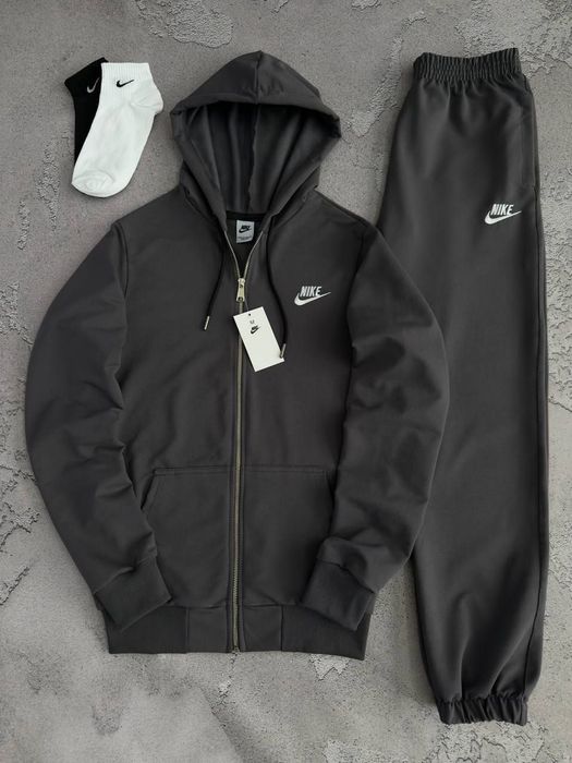 Спортивний костюм Nike. ЛЮКС якість. Зіпка Найк , Штани. ВИШИВКА