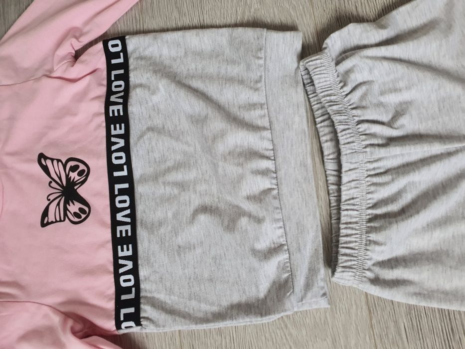 Dres bawełniany bluza spodnie