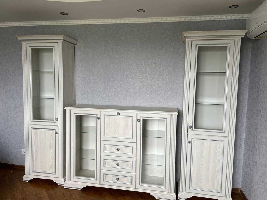 Класичні меблі для вітальні, Польська стінка ВАЙТ, Гарна якість/ціна