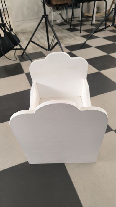 Props newborn - cama madeira branca