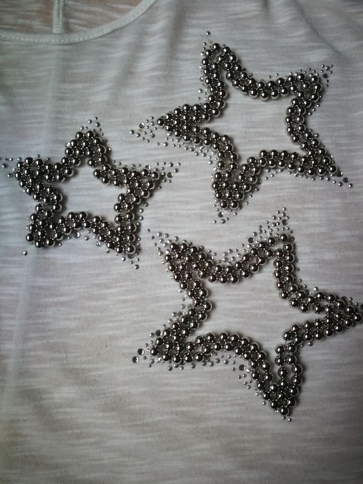 Bluzka damska biała rozmiar M oversize.