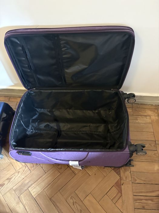 Mala de Viagem Extra Grande Roxa 60 Polegadas