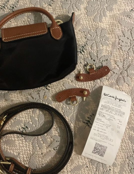 Mala longchamp mini preta