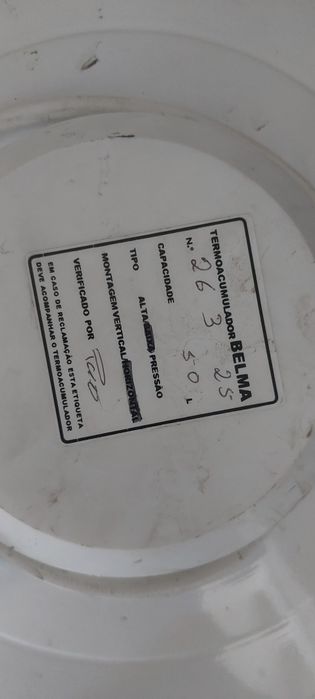 Termoacumulador belma 50 litros