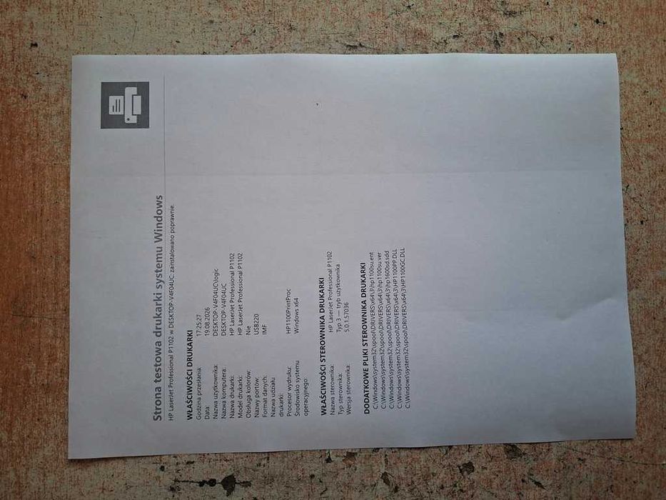Drukarka Hp Laserjet P1102
