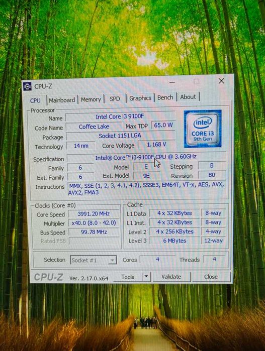 Комплект MSI H310m + Intel Core I3-9100F