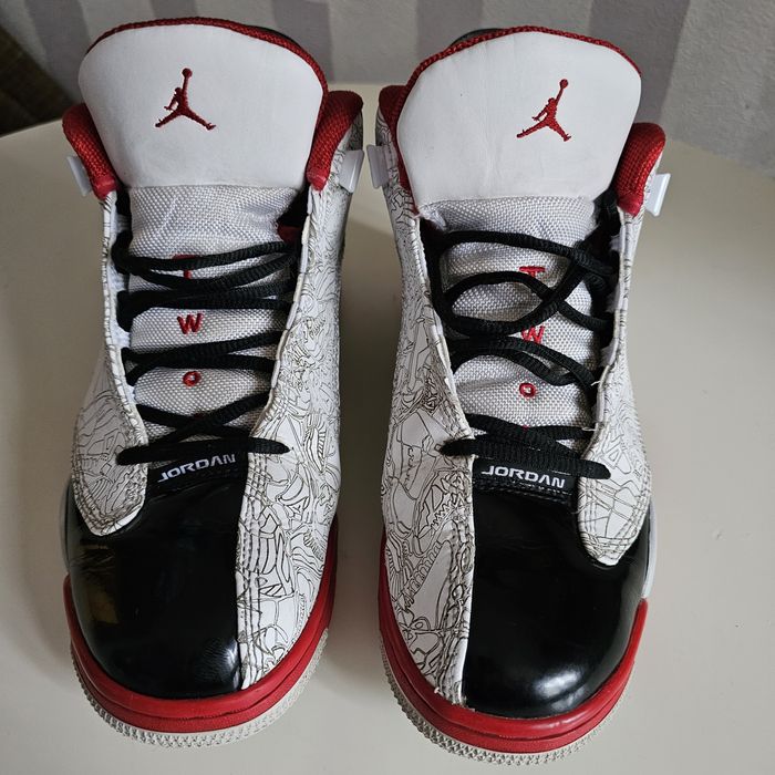 Кросівки Nike Air Jordan Dub Zero 
Black/Red/White