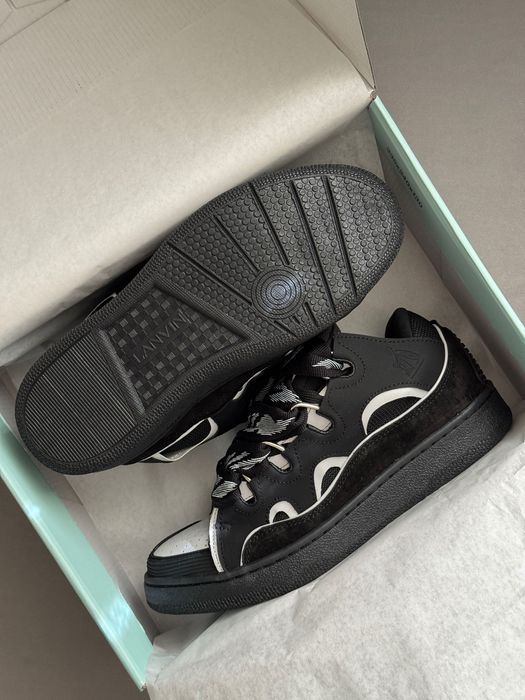 ФЛАГМАН! Lanvin Curb Black Reflective 41 42 43 44 45 ланвін керб чорні рефлективні