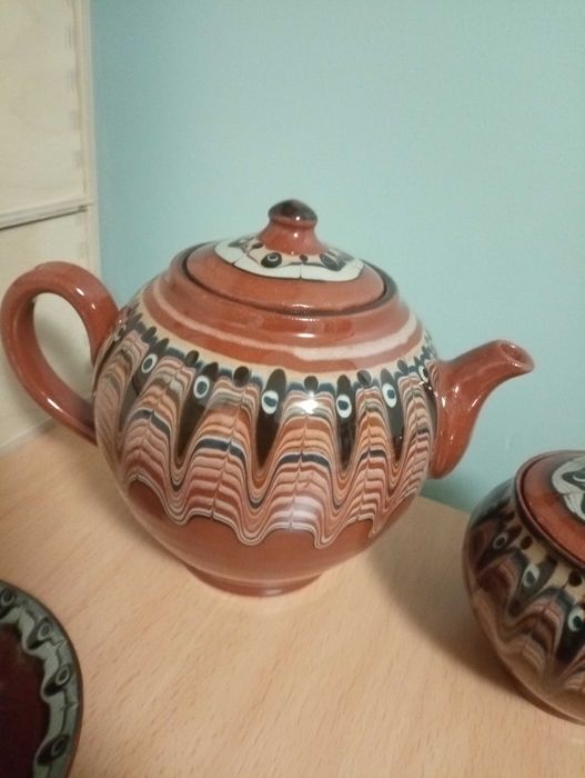 Vintage Terracotta Coffee Set437280203647242241