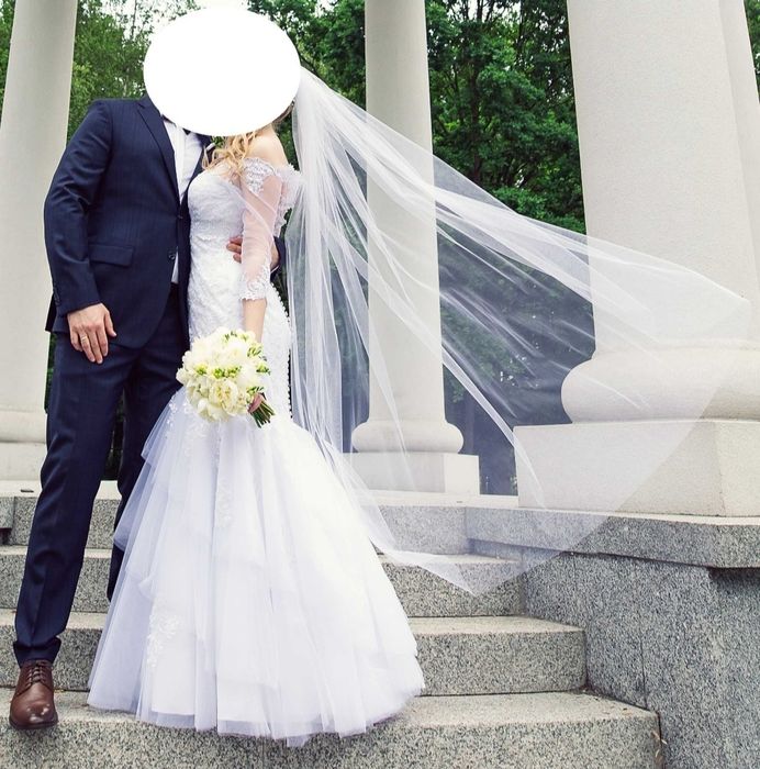 Suknia ślubna biała r.38 Sincerity Bridal Justin Alexander