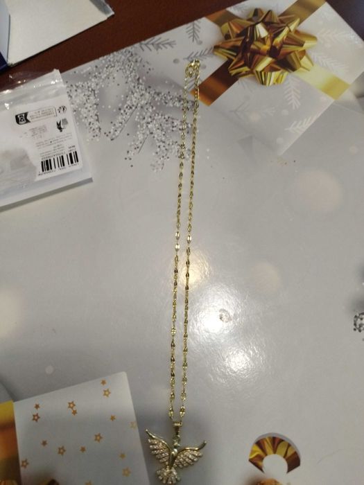 Łańcuszek z zawieszką ze stali nierdzewnej