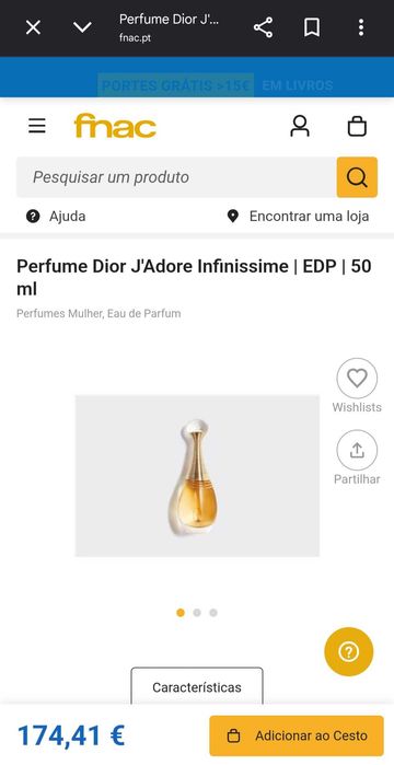 Dior Infinissime 50ml Novo