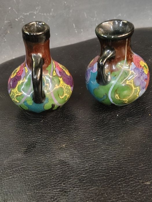 Miniaturowy wazon / dzbanek Ivora Gouda (Holandia, lata 20. XX w.) - A