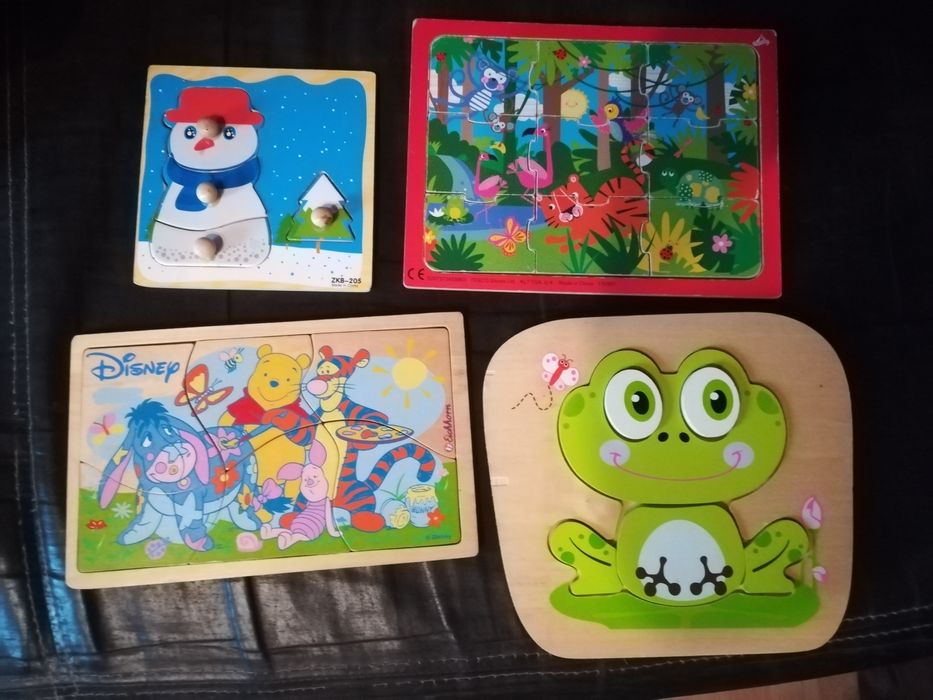 Puzzle drewniane dla maluszka