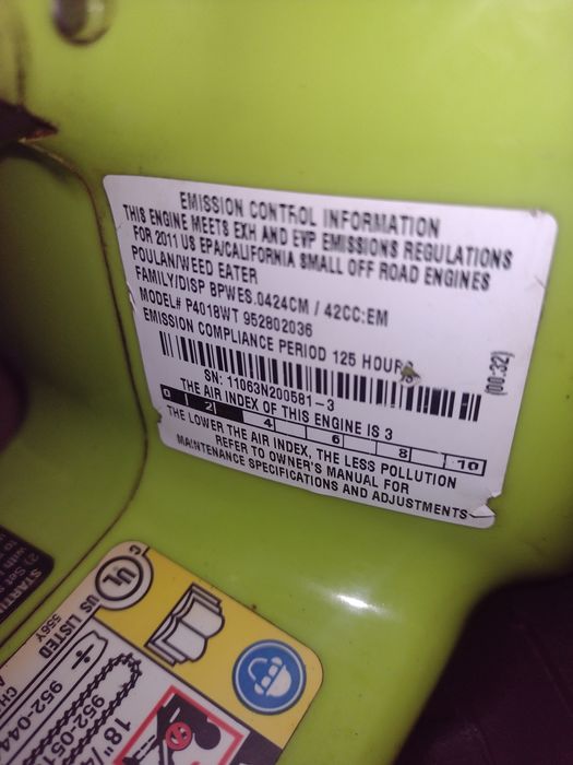 Piła spalinowa POULAN WILD THING 40cc USA