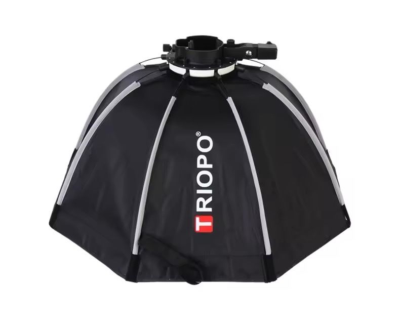 Софтбокс для накамерного спалаху Triopo 90 см+соти/кріплення на стійку