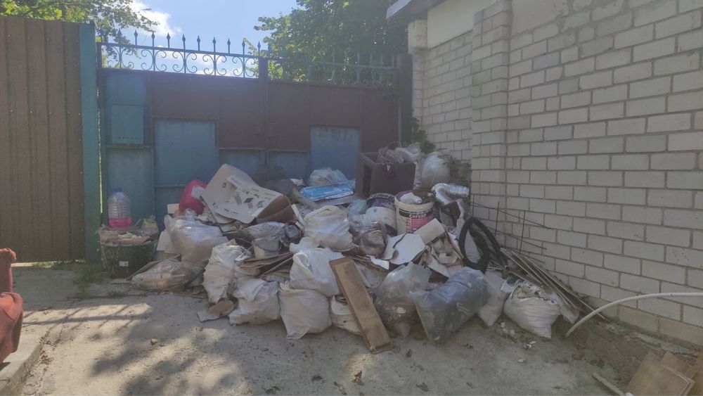вивіз побутового сміття хламу Київ та область