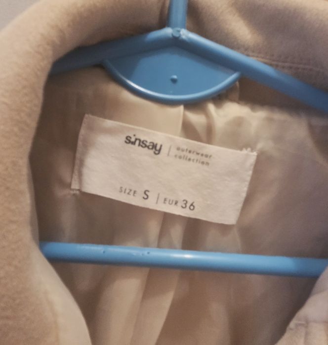 Kurtka zamszowa z frędzlami sinsay S