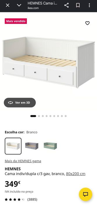 Cama ikea hemnes