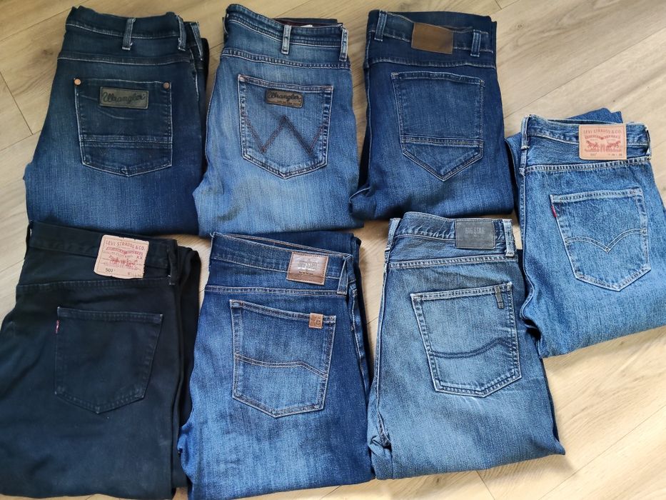 Spodnie Levi's, Wrangler, Big Star, Bridle dla wysokiego