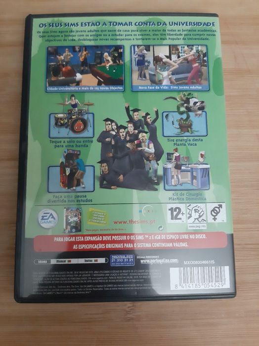 Jogo para PC CD-Rom Os Sims2 na universidade