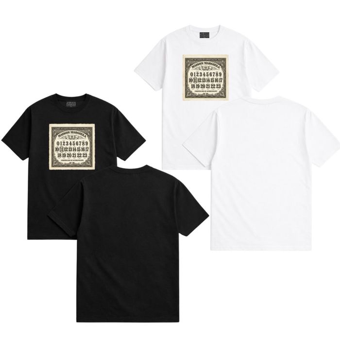 3 ВАРІАНТА‼️XS - XXS T-Shirts Maison Margiela black white / acab