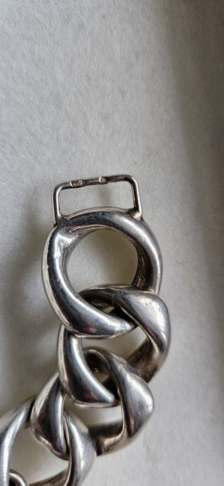 Bransoletka srebrna srebro bransoleta damska gruba masywna  unikat