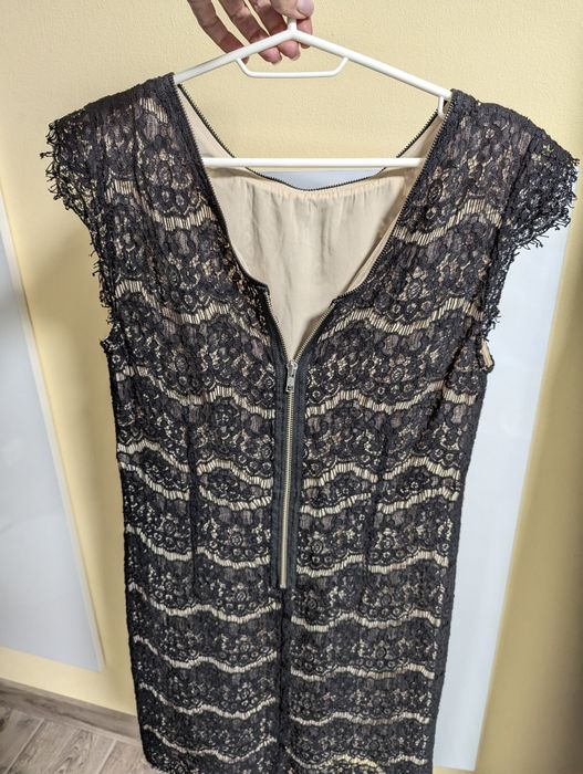 Плаття  міні з мереживом