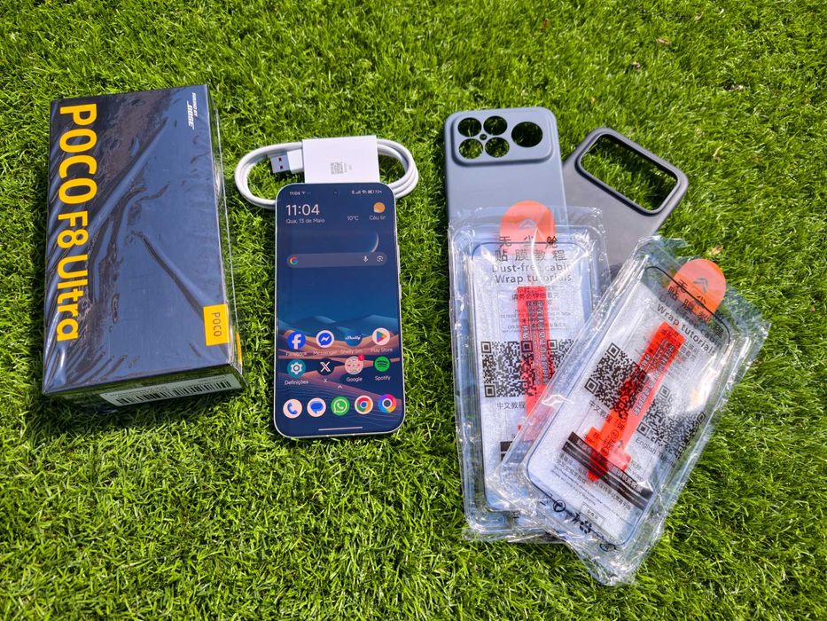 Poco F8 Ultra Azul Denim 256Gb Como NOVO com Fatura + Extras