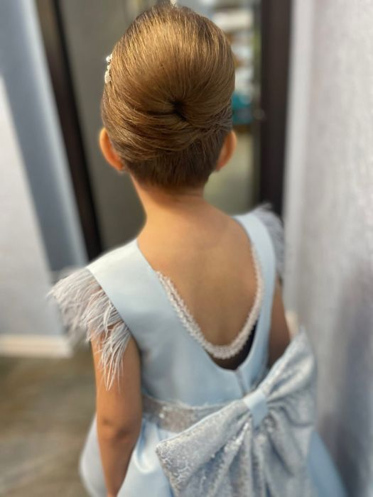 Суккня для дівчинки випускна фотосесія голуба 116-128