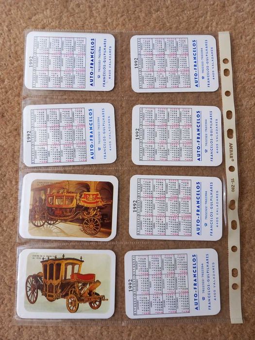 Calendários de bolso + bolsa (portes incluídos)