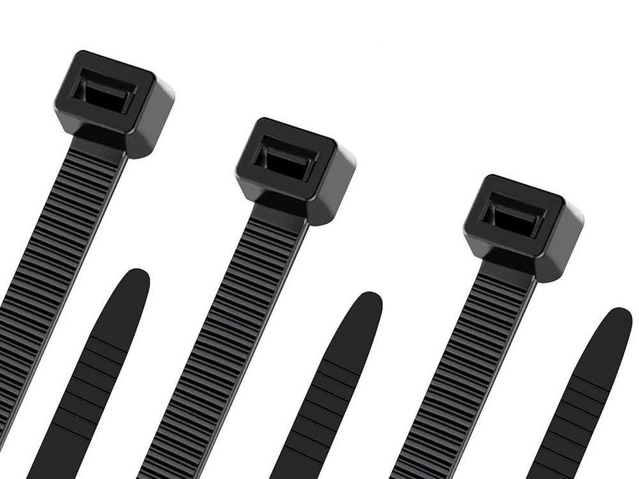 Opaski zaciskowe trytytki 2,5x100mm 100 szt czarne opaska kablowa