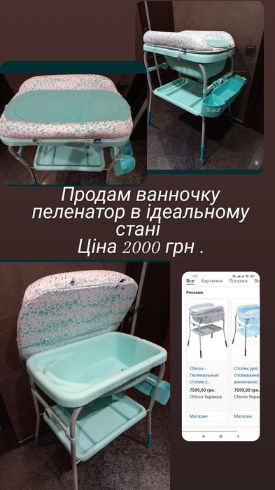 Ванночка пеленатор Chicco