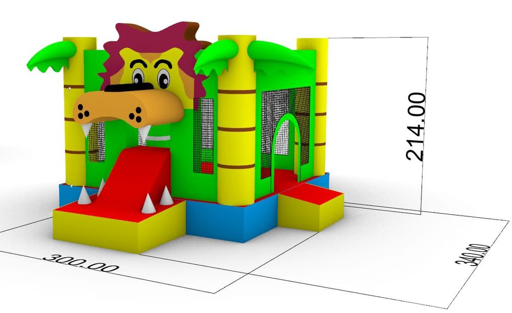 Insuflável Mini Multiplay Leão (novo)