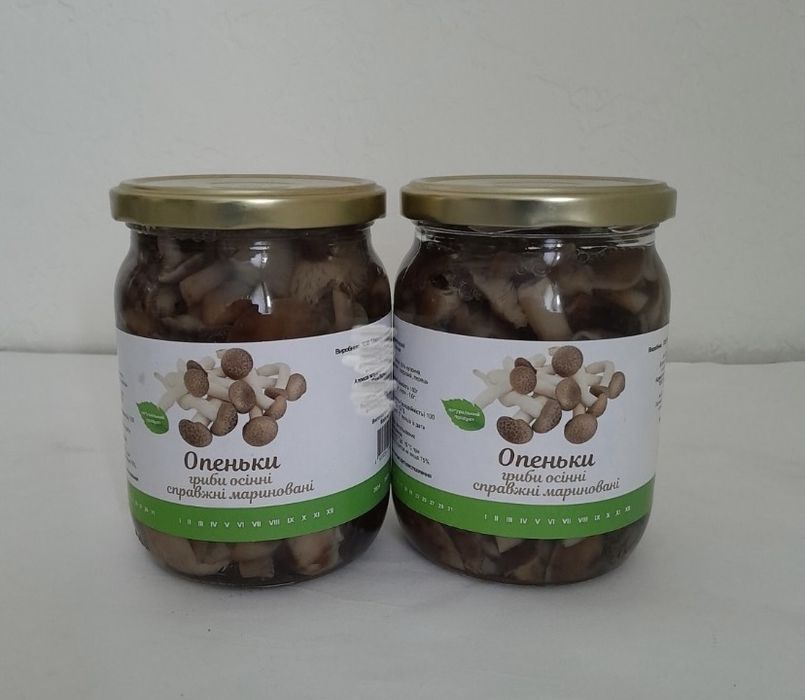 Гриби Опеньки мариновані 500г Гриби Маслюки мариновані Маслята 500г